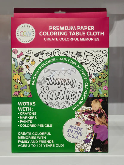 Easter Coloring Tablecloth Activity