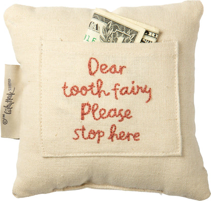 Pink Tooth Fairy Pillow