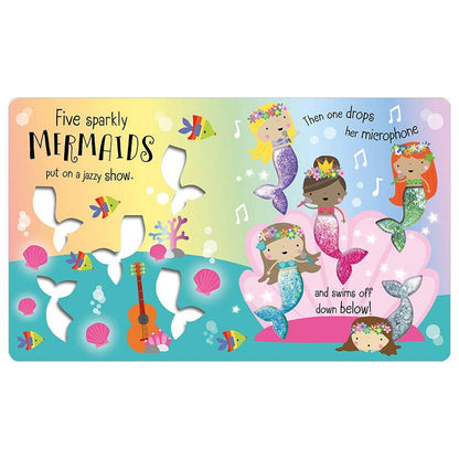 Board Book Five Sparkly Mermaids