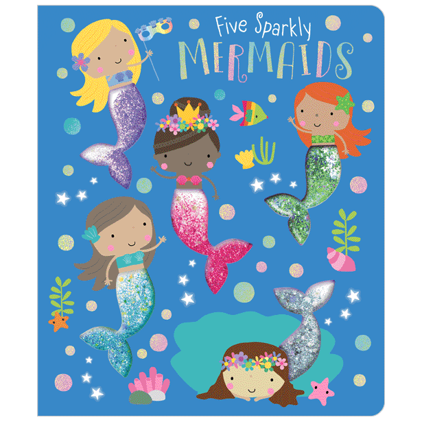 Board Book Five Sparkly Mermaids