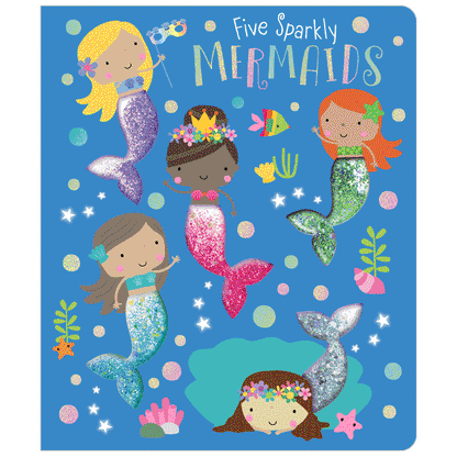 Board Book Five Sparkly Mermaids