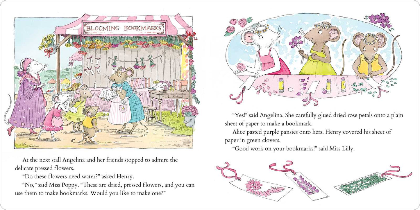 Angelina Ballerina and the Flower Show by Katharine Holabird: Board Books; 14 pages / English