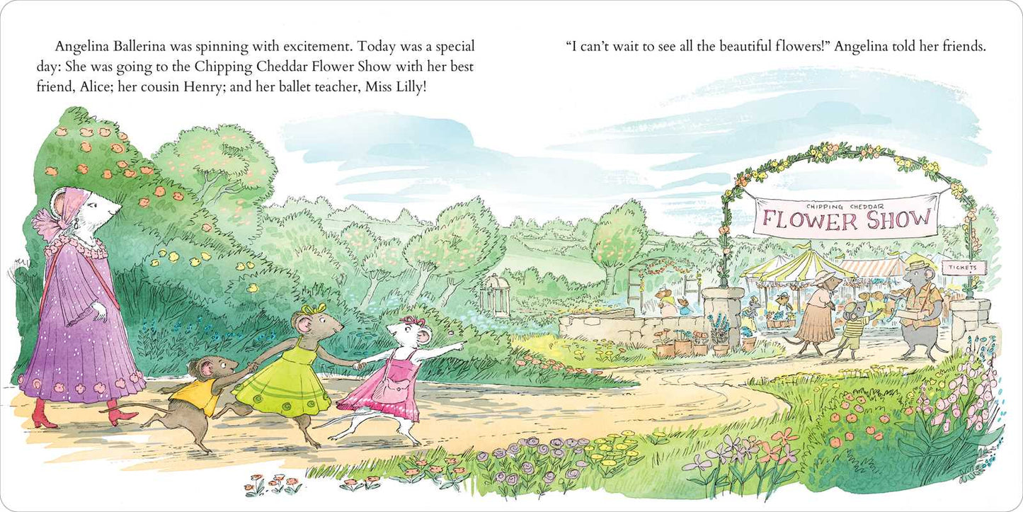 Angelina Ballerina and the Flower Show by Katharine Holabird: Board Books; 14 pages / English