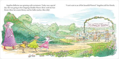 Angelina Ballerina and the Flower Show by Katharine Holabird: Board Books; 14 pages / English