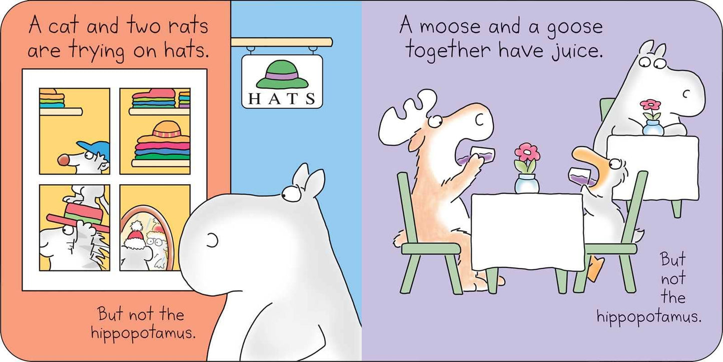 But Not the Hippopotamus by Sandra Boynton: Board Books; 16 pages / English