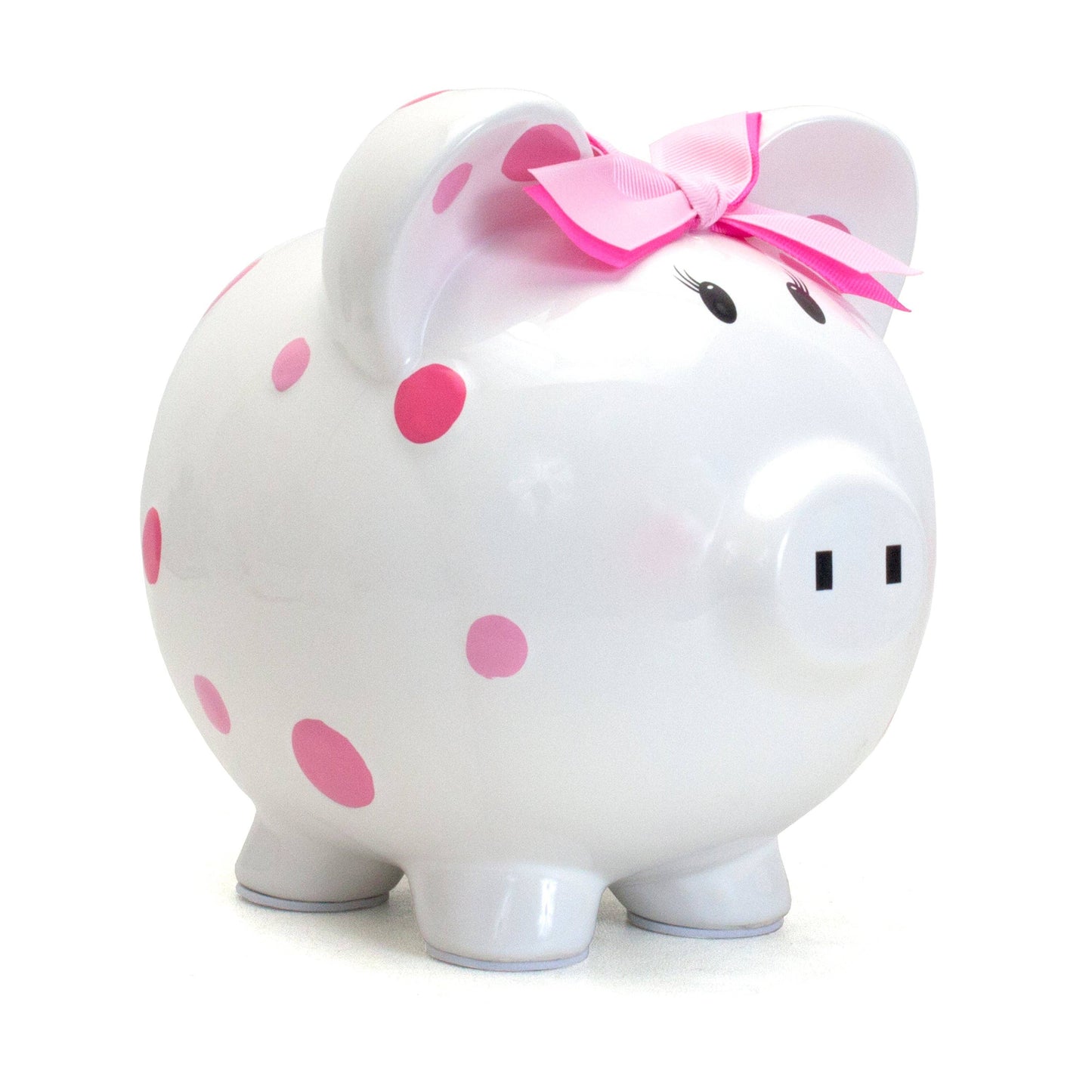 Pink Polka Dot Piggy Bank
