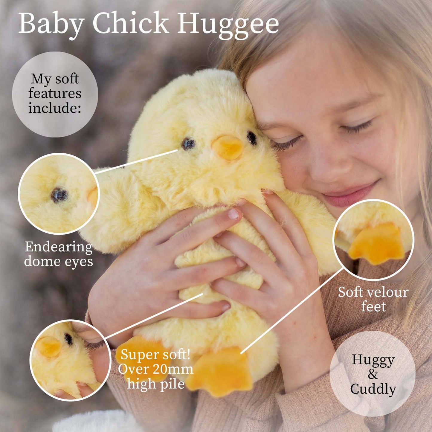 World's Softest 11 inch - Baby Yellow Chick Plush Toy