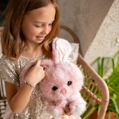 Shimmers Bunny Plush 8"-10"H