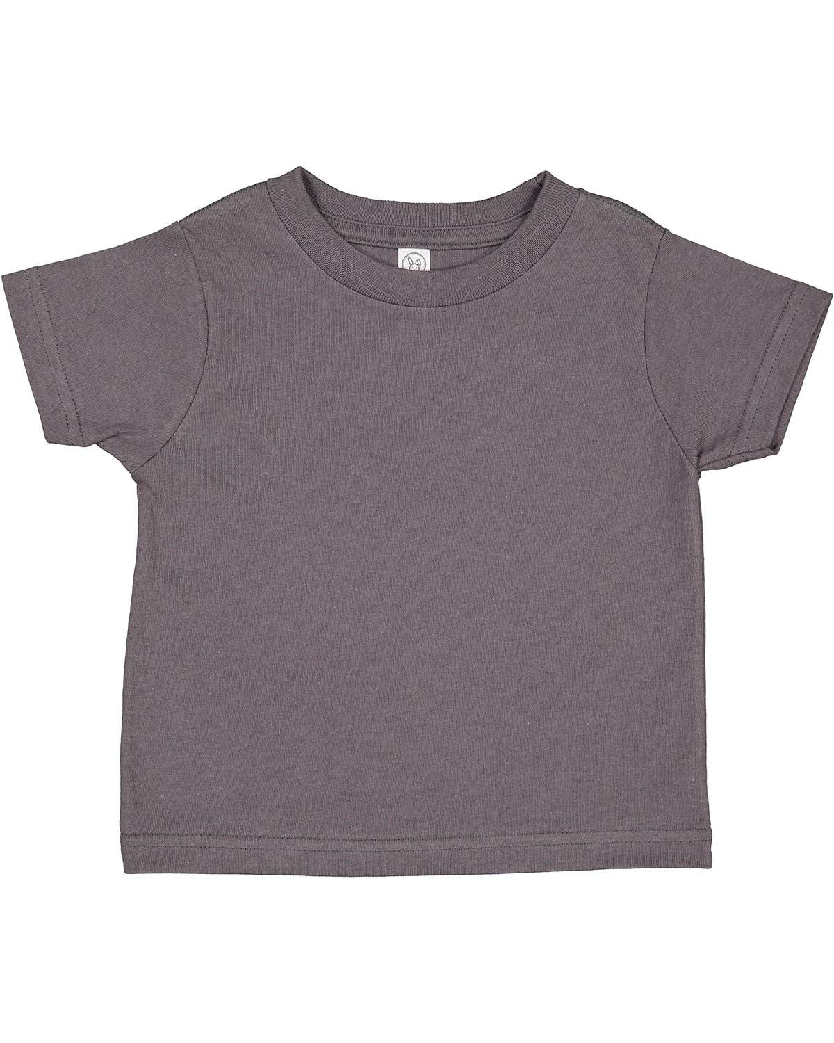 Rabbit Skins Toddler Cotton Jersey Blank T-Shirt 3301T 3301J: White / 3T