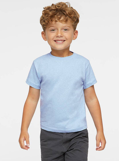 Rabbit Skins Toddler Cotton Jersey Blank T-Shirt 3301T 3301J: White / 5/6
