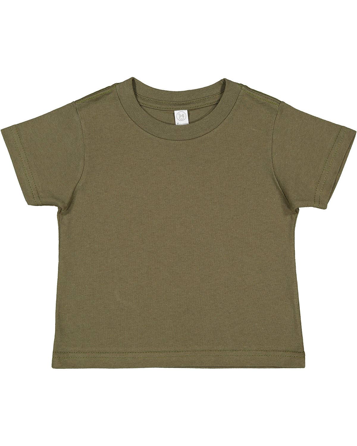 Rabbit Skins Toddler Cotton Jersey Blank T-Shirt 3301T 3301J: BANANA / 7
