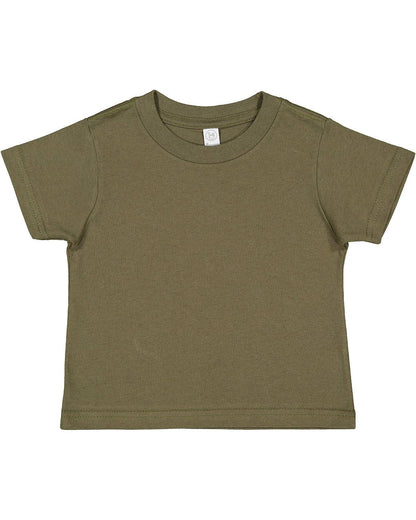 Rabbit Skins Toddler Cotton Jersey Blank T-Shirt 3301T 3301J: CHILL / 3T
