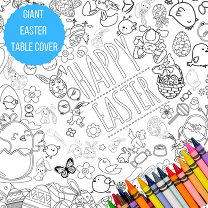 Easter Coloring Tablecloth Activity