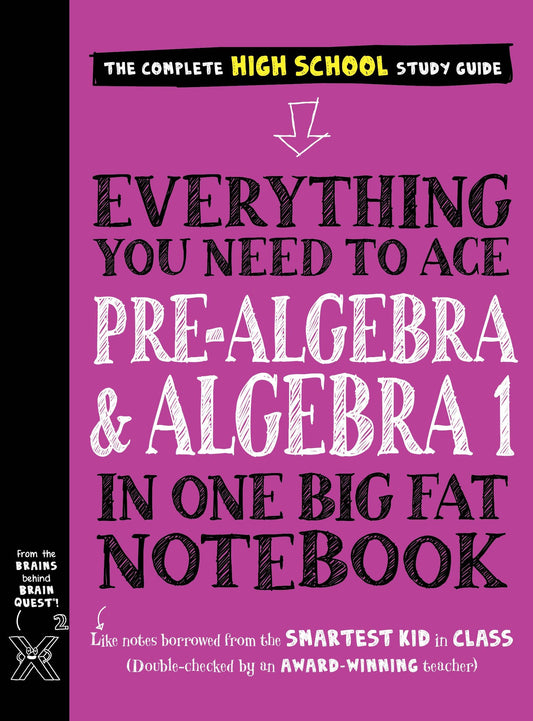 Ace Pre-Algebra and Algebra I Big Fat Notebook