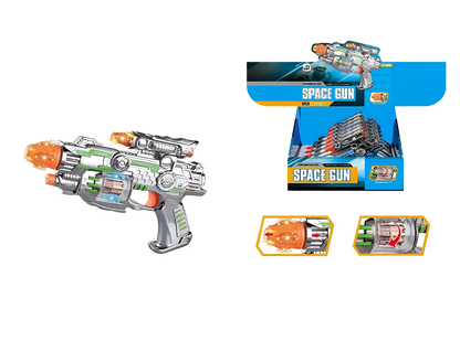 Rotating Space Gun w/ Light & Sound – 6PC Display MSRP