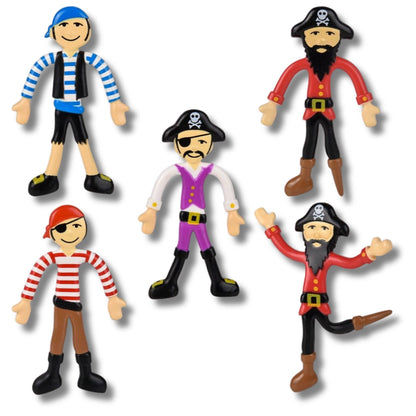 Bendable Twist Pirate Squeeze Fidget Kids Toy | Assorted