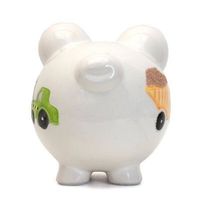 Digger Truck Large Piggy Bank