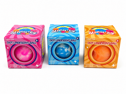 Dot Iridescent Stress Ball PDQ Display (12 Piece) MSND18