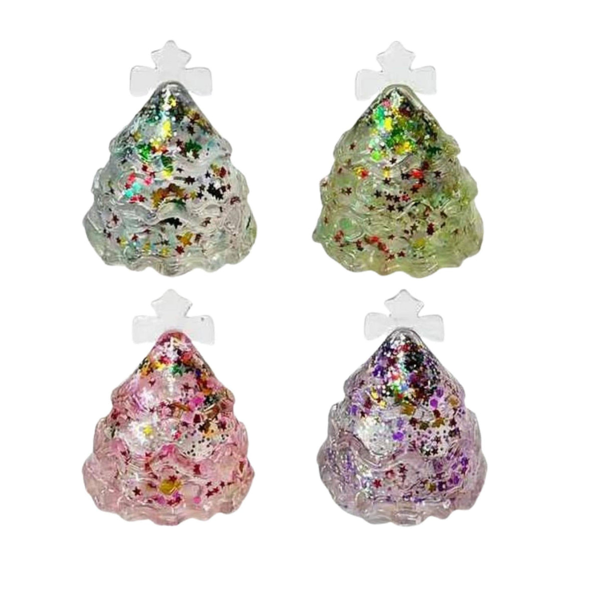 Glitter Christmas Tree Squishy Squeeze Fidget Kids Toy