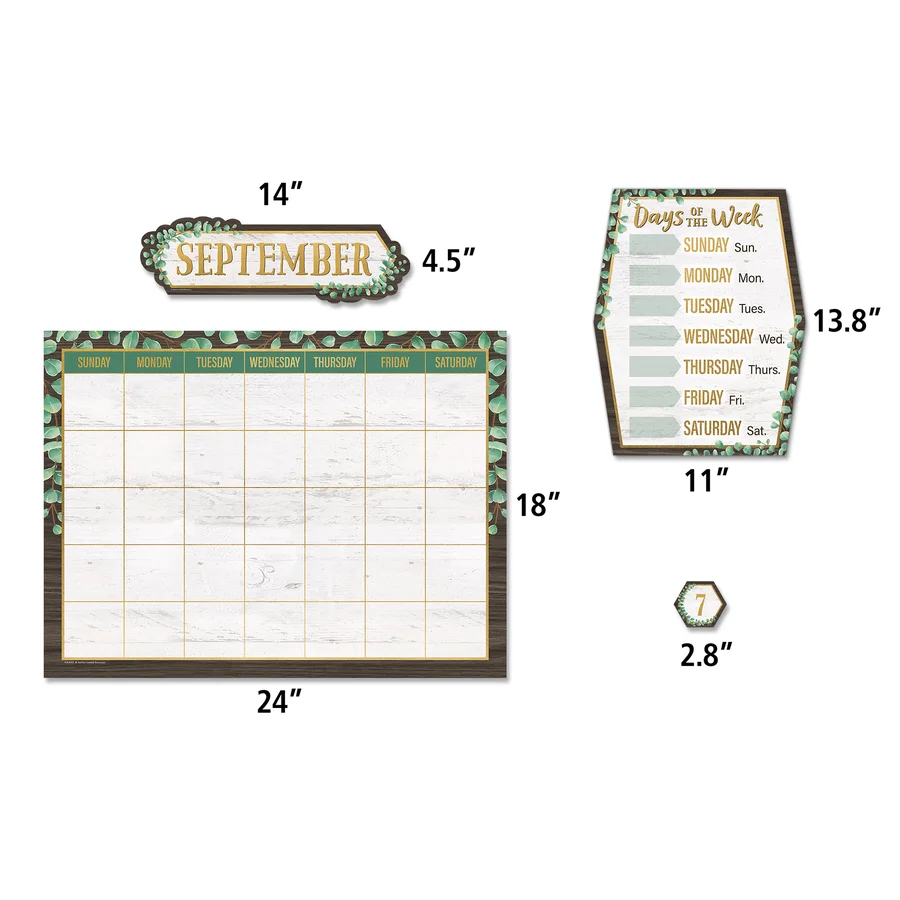 EUCALYPTUS CALENDAR SET