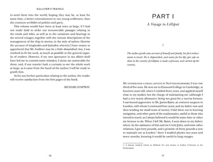 Gulliver's Travels by Jonathan Swift