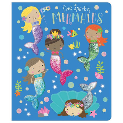 Board Book Five Sparkly Mermaids
