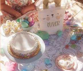 Easter Coloring Tablecloth Activity