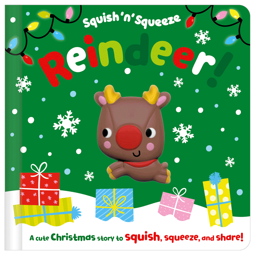 Board Book Squish 'n' Squeeze Reindeer!