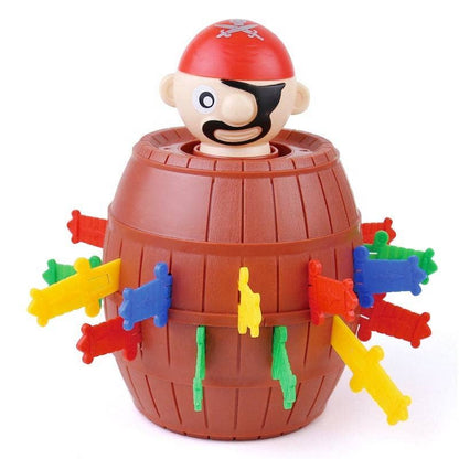 Pirate Barrel Game Pirate Funny Barrel Novelty Toy Bucket: 1 pack