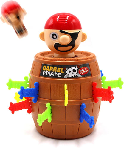 Pirate Barrel Game Pirate Funny Barrel Novelty Toy Bucket: 1 pack