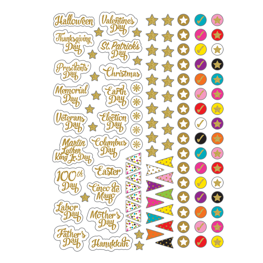 CONFETTI LESSON PLANNER W/ STICKERS