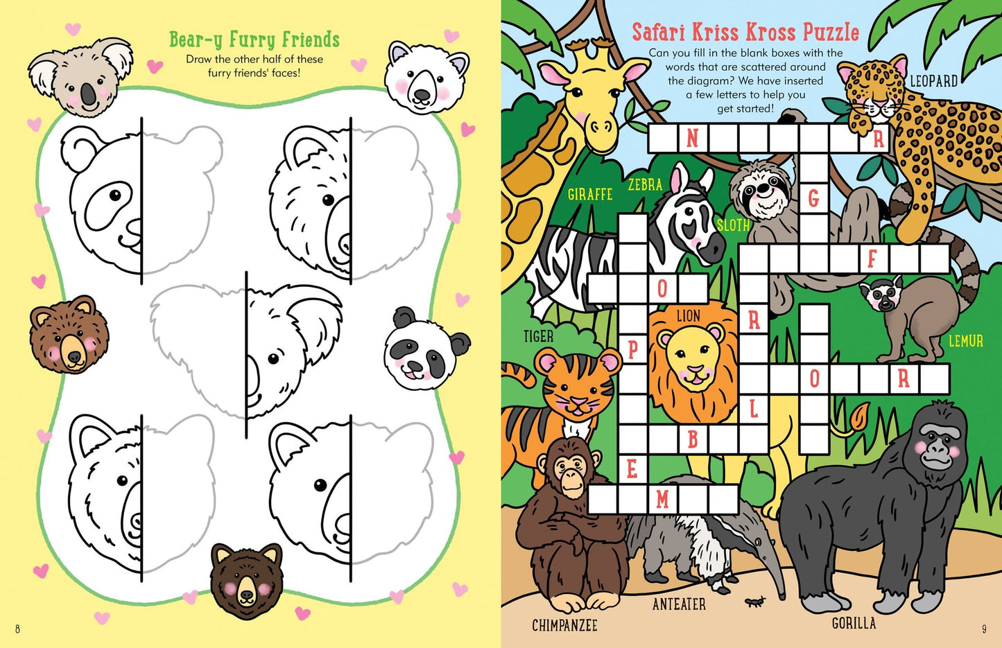 THE FURRY FRIENDS ACTIVITY BOOK
