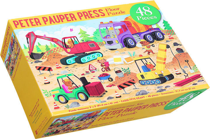 CONSTRUCTION SITE FLOOR PUZZLE