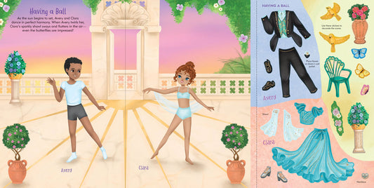 DANCERS STICKER DOLL DRESS UP