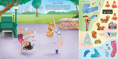 DANCERS STICKER DOLL DRESS UP