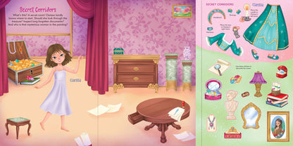 PRINCESSES STICKER DOLL DRESS UP
