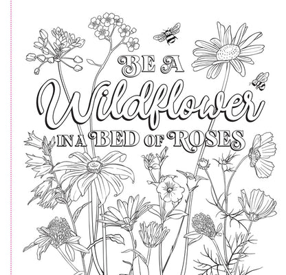 WILDFLOWERS ARTIST'S COLORING BO