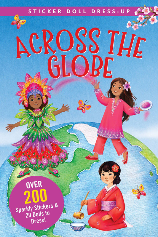 ACROSS THE GLOBE STICKER DOLL