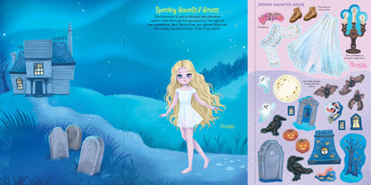 HALLOWEEN STICKER DOLL DRESS UP