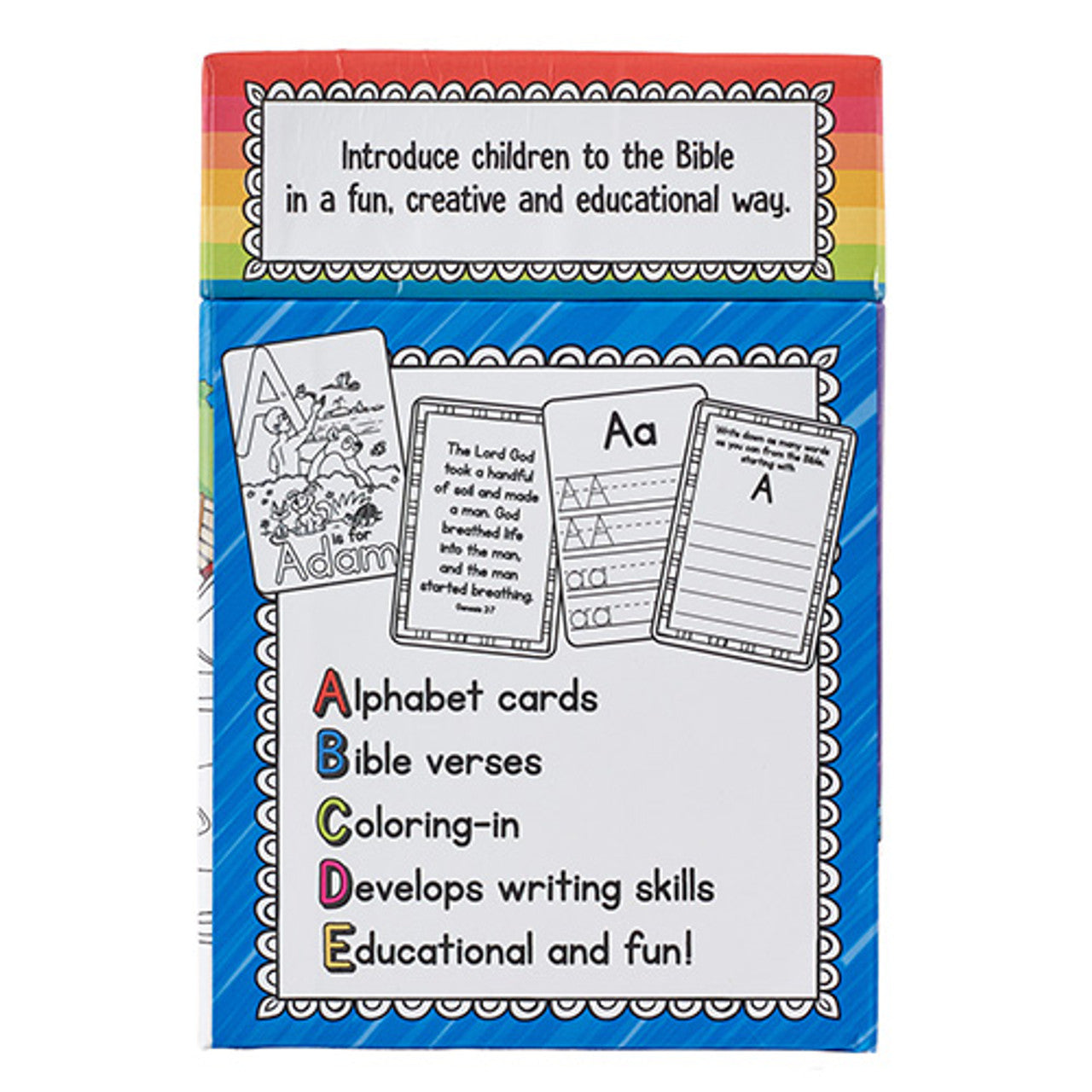 ABC BIBLE FUN COLORING CARDS