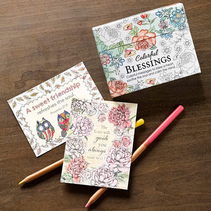 COLORFUL BLESSINGS COLOR CARDS