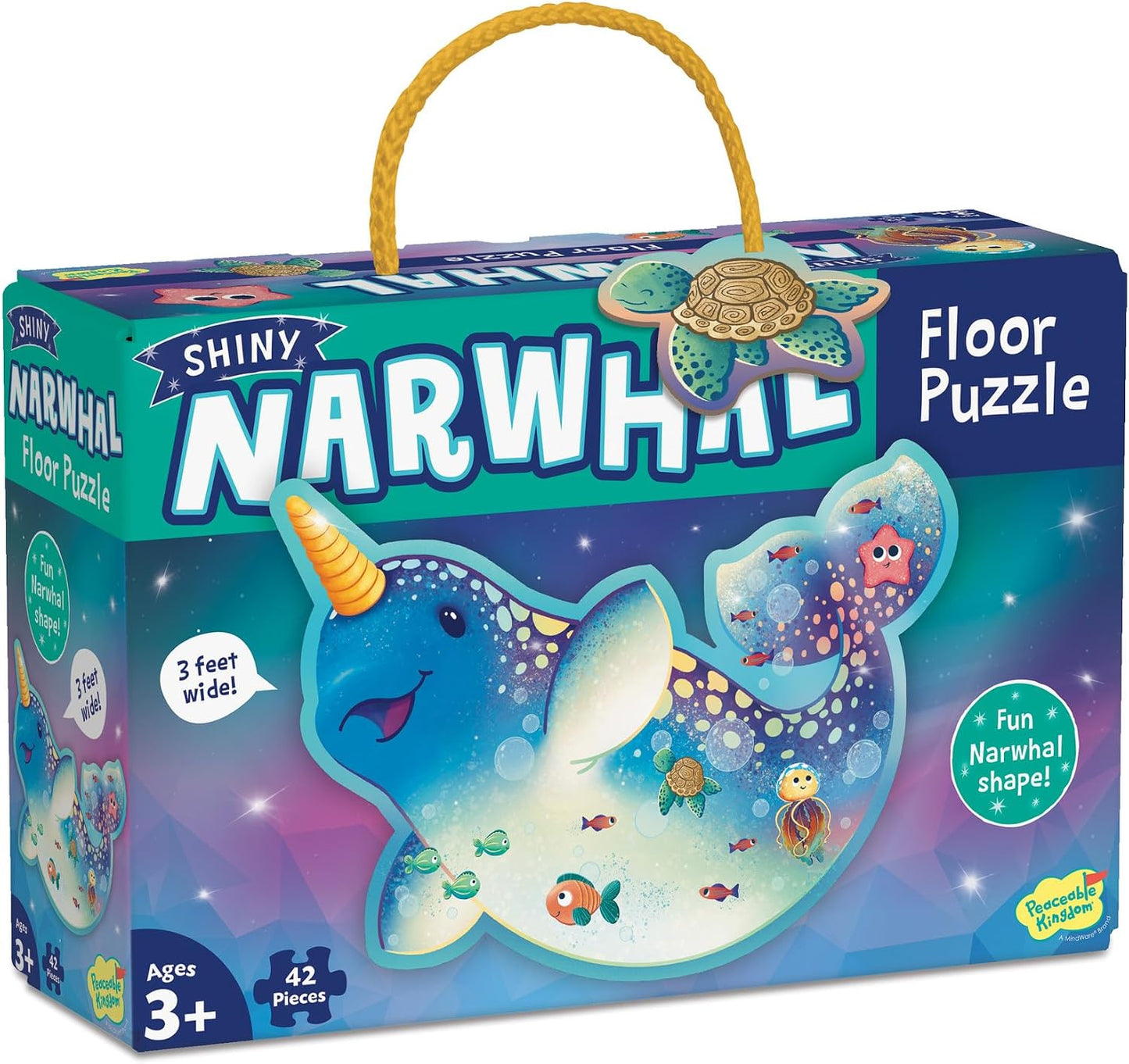 NARWHAL FLOOR SHINY 42PC