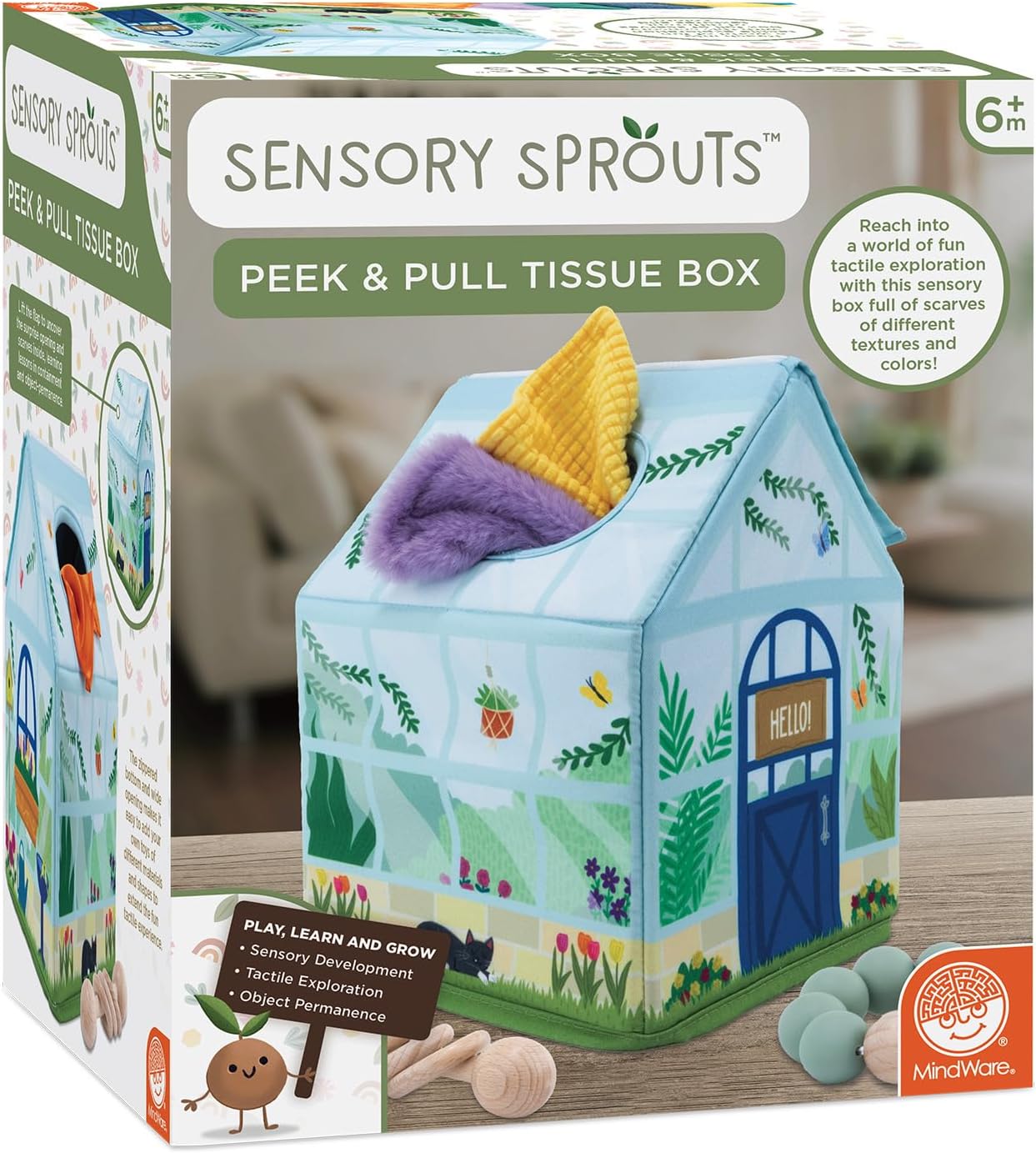 PEEK AND PULL TISSUE BOX