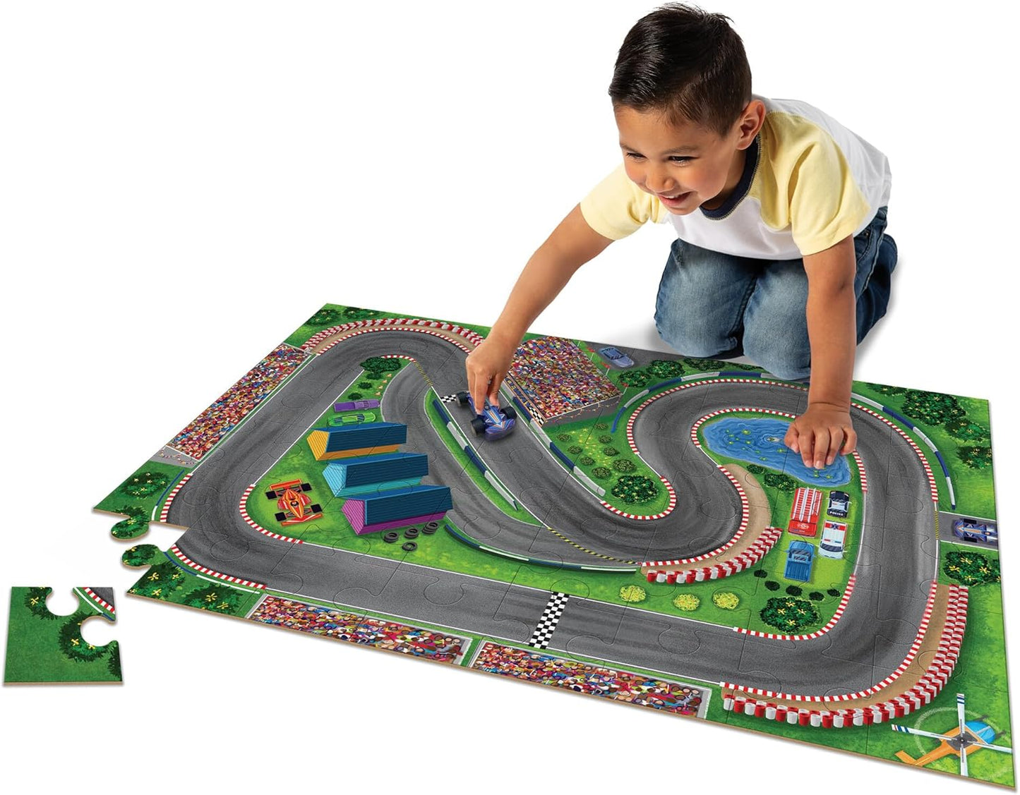 PUZZLE AND PLAY RACE DAY