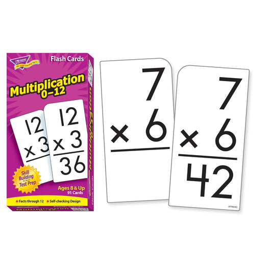 MULTIPLICATION 0-12/FLASH CARD
