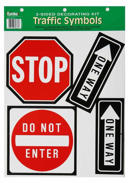 TRAFFIC SYMBOLS TWO SIDED