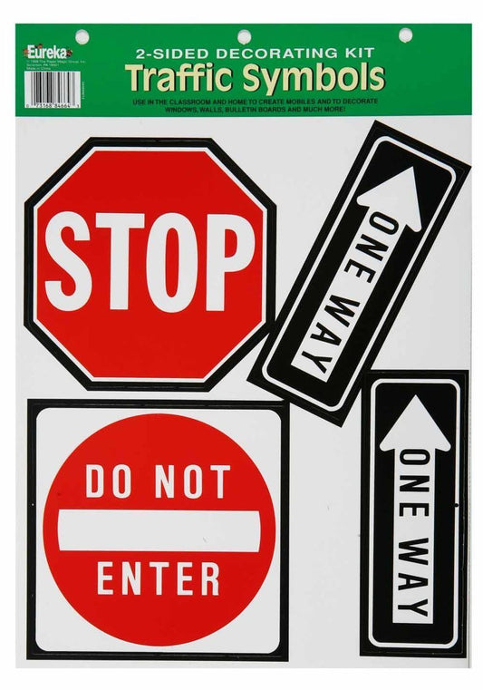 TRAFFIC SYMBOLS TWO SIDED