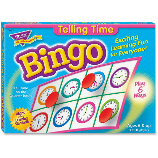 TELLING TIME BINGO