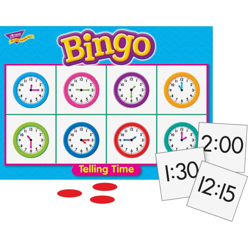 TELLING TIME BINGO