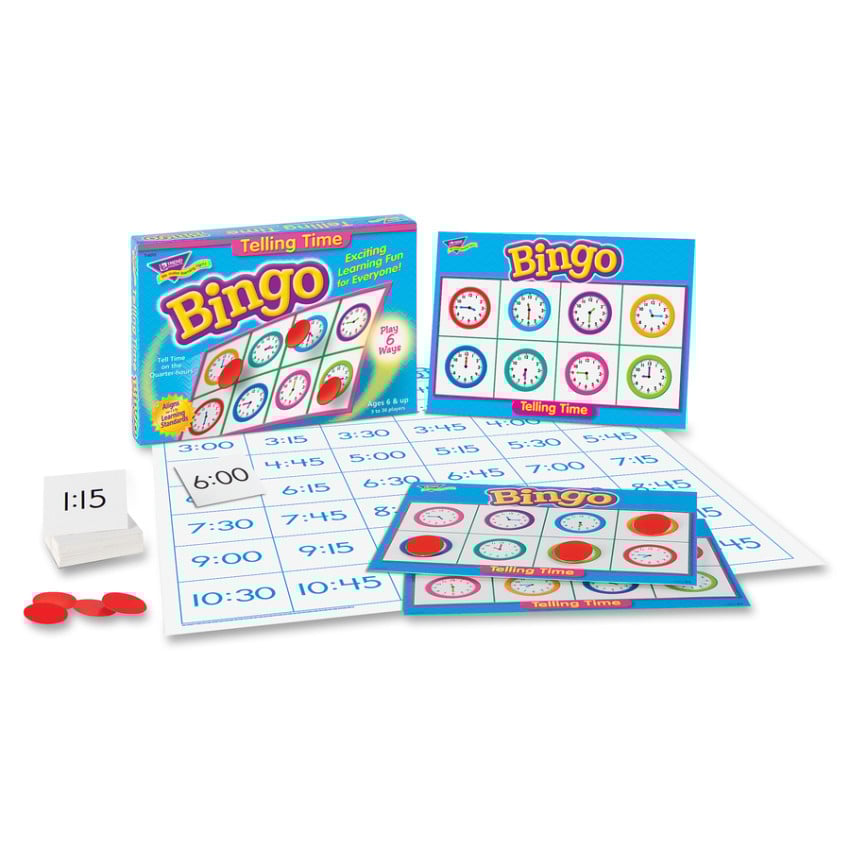 TELLING TIME BINGO